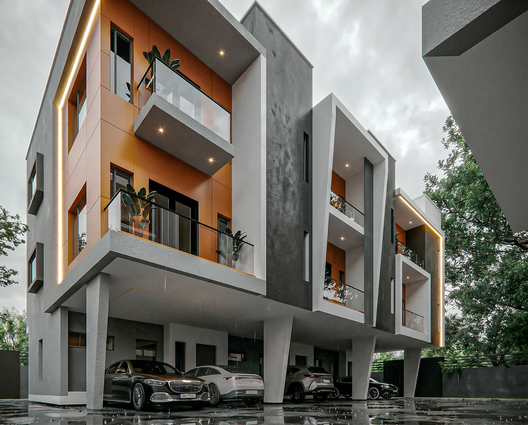 Velora II terrace duplex exterior view 1