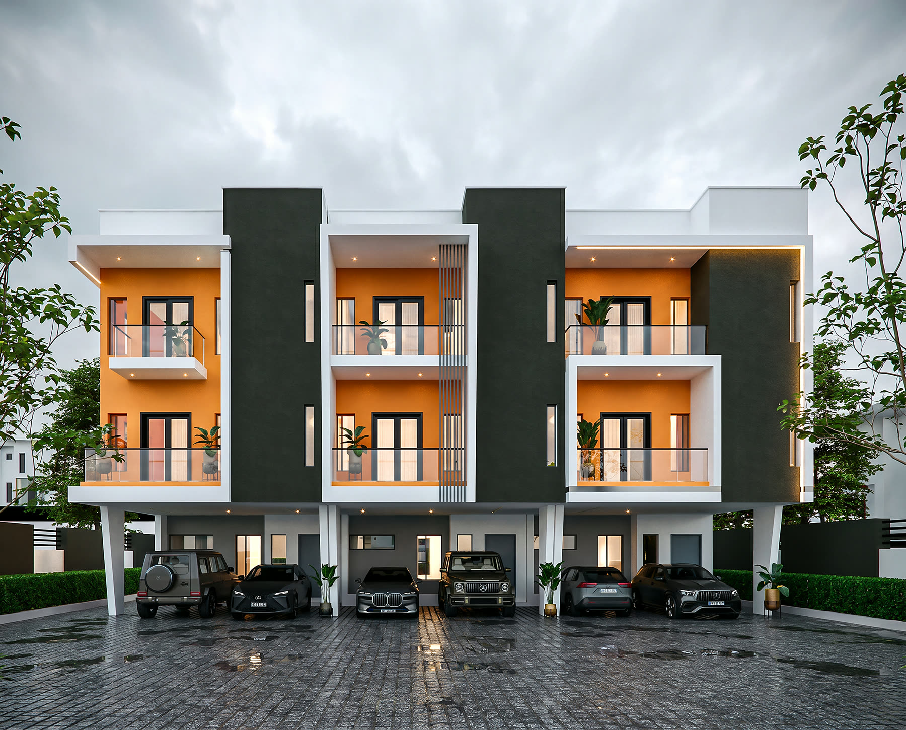 Velora II terrace duplex exterior view 2