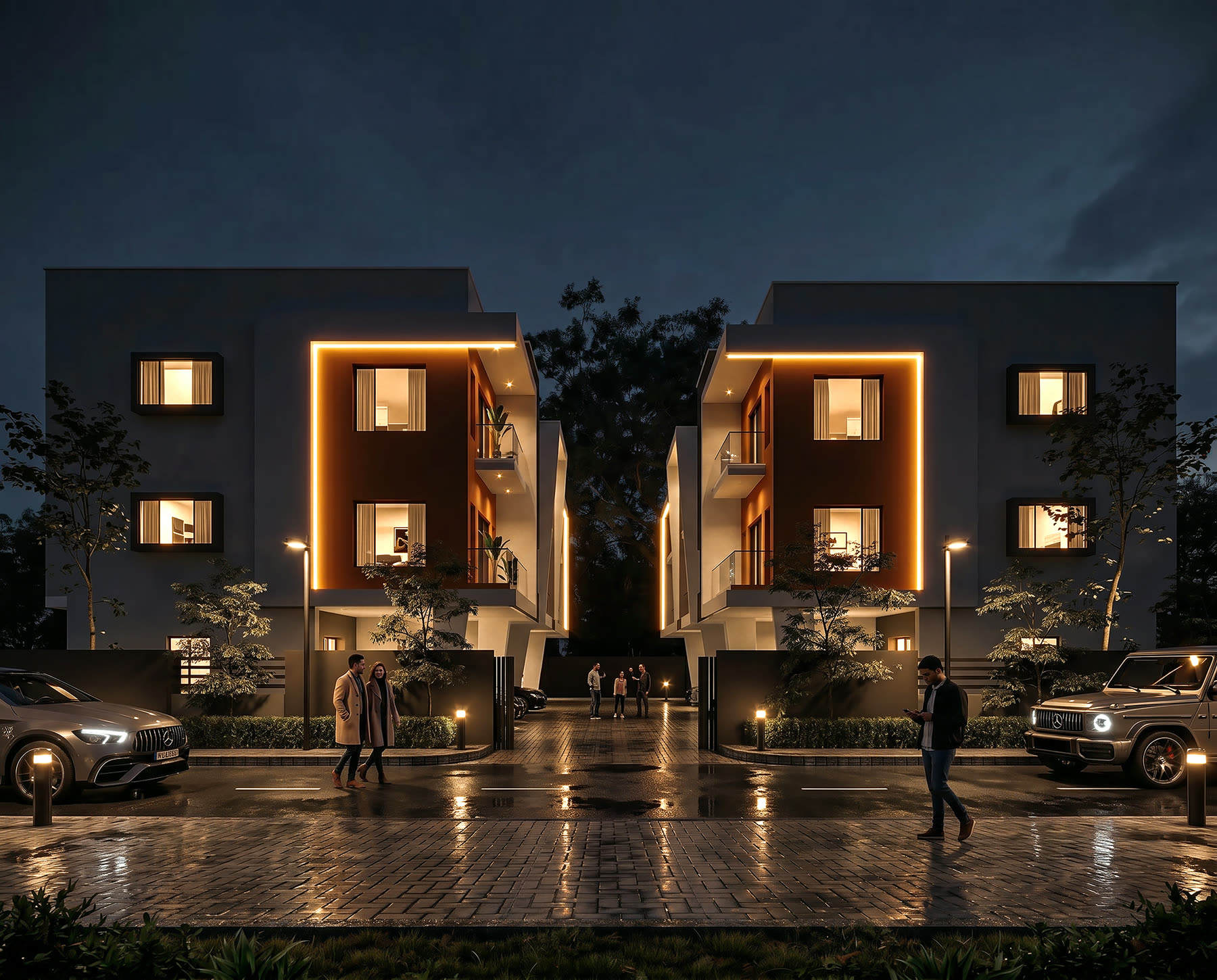 Velora II terrace duplex exterior view 4